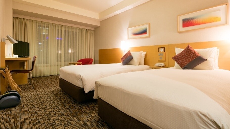 [Lady's floor] Park side twin room (23.3㎡)