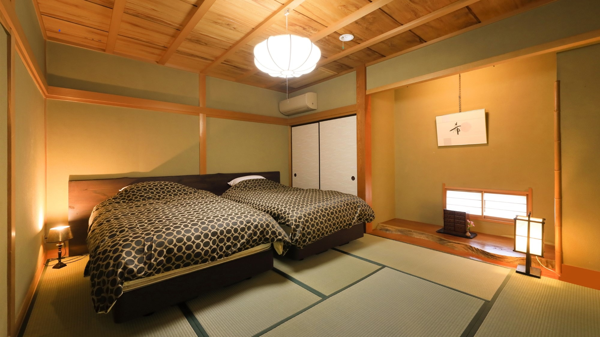 【Non Smoking】Deluxe Room with Semi-Open-Air Bath