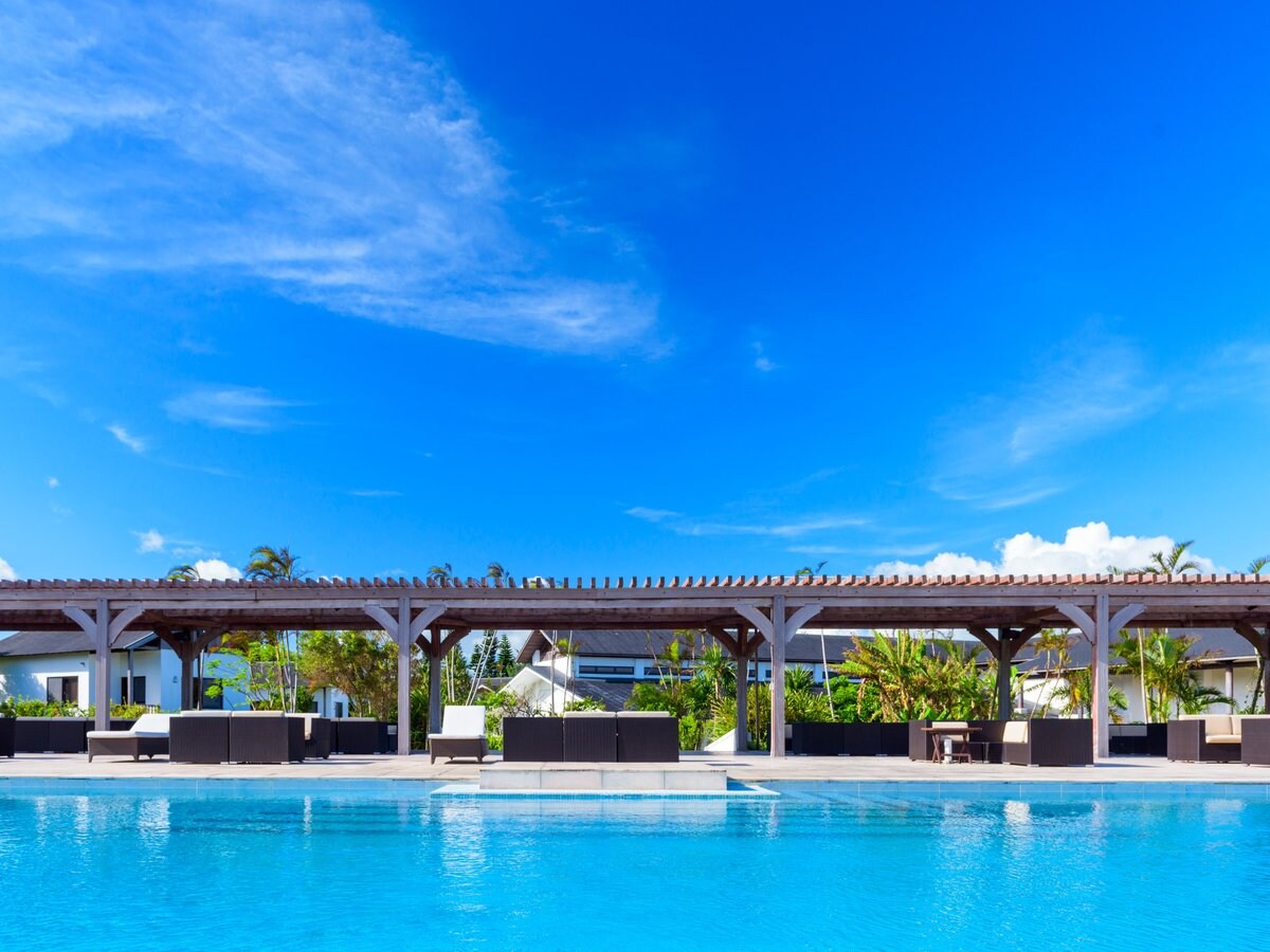 [Ocean View Pool, Daytime] Poolside BBQ is also held every day♪