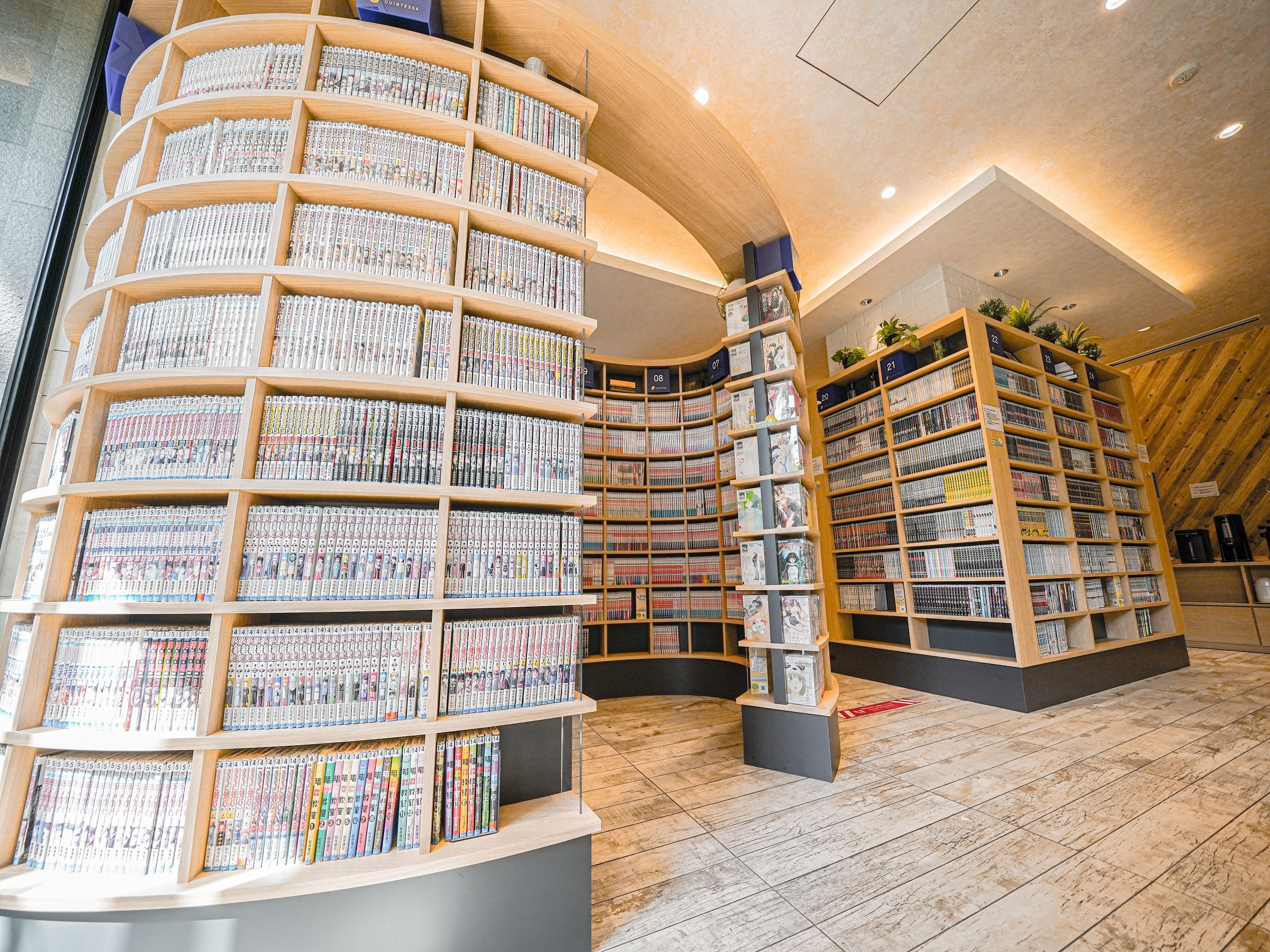 Over 8,000 books in the MANGA library