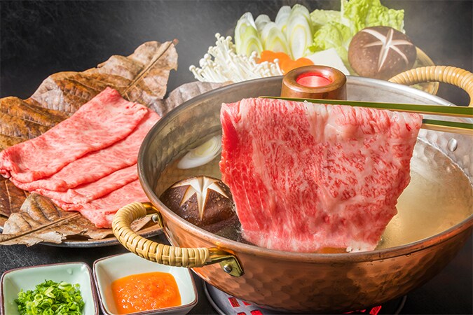 Wagyu beef shabu-shabu
