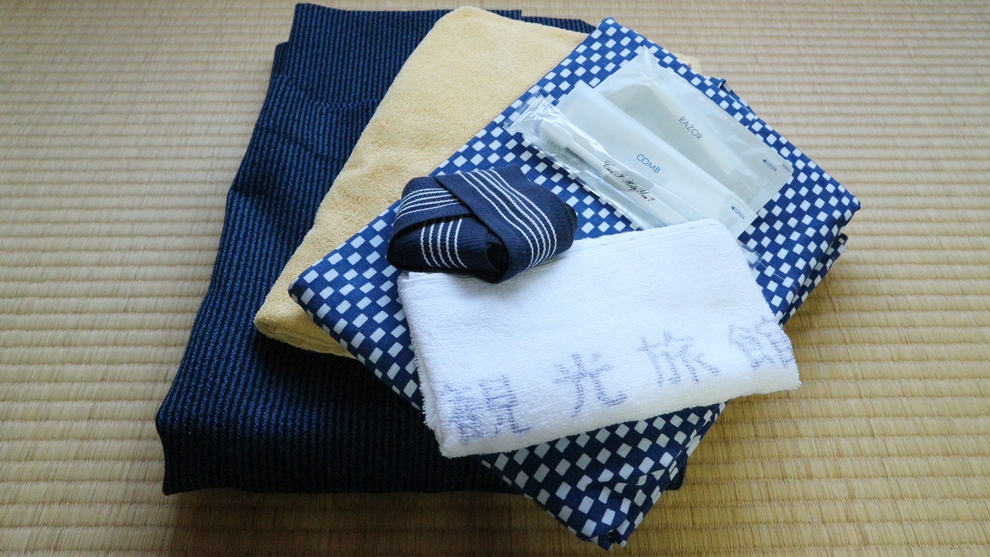※[便利设施示例] 浴衣、毛巾、浴巾
