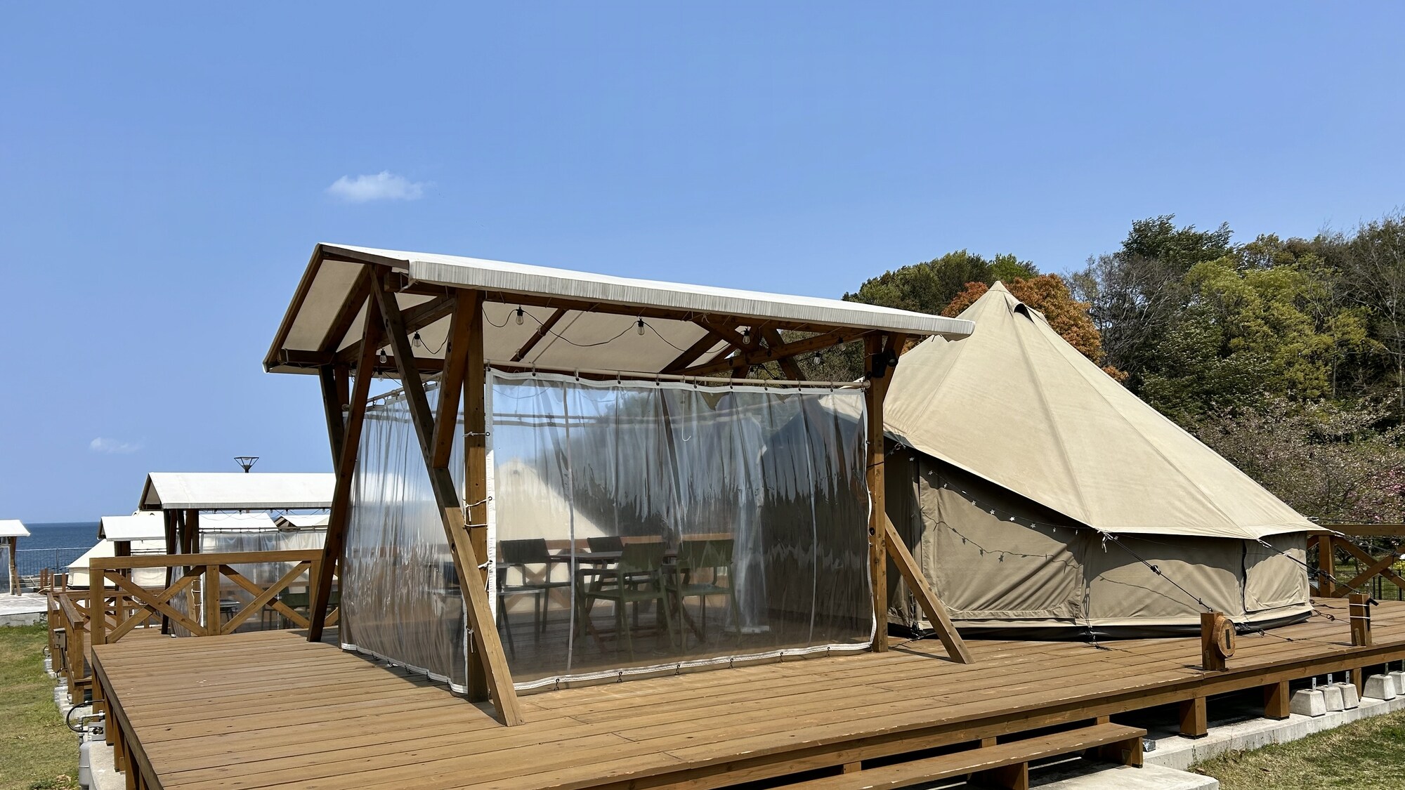 ◆ เต็นท์ป่า - เพลิดเพลินกับทิวทัศน์เซโตะในแต่ละฤดูกาลกับครอบครัวของคุณ