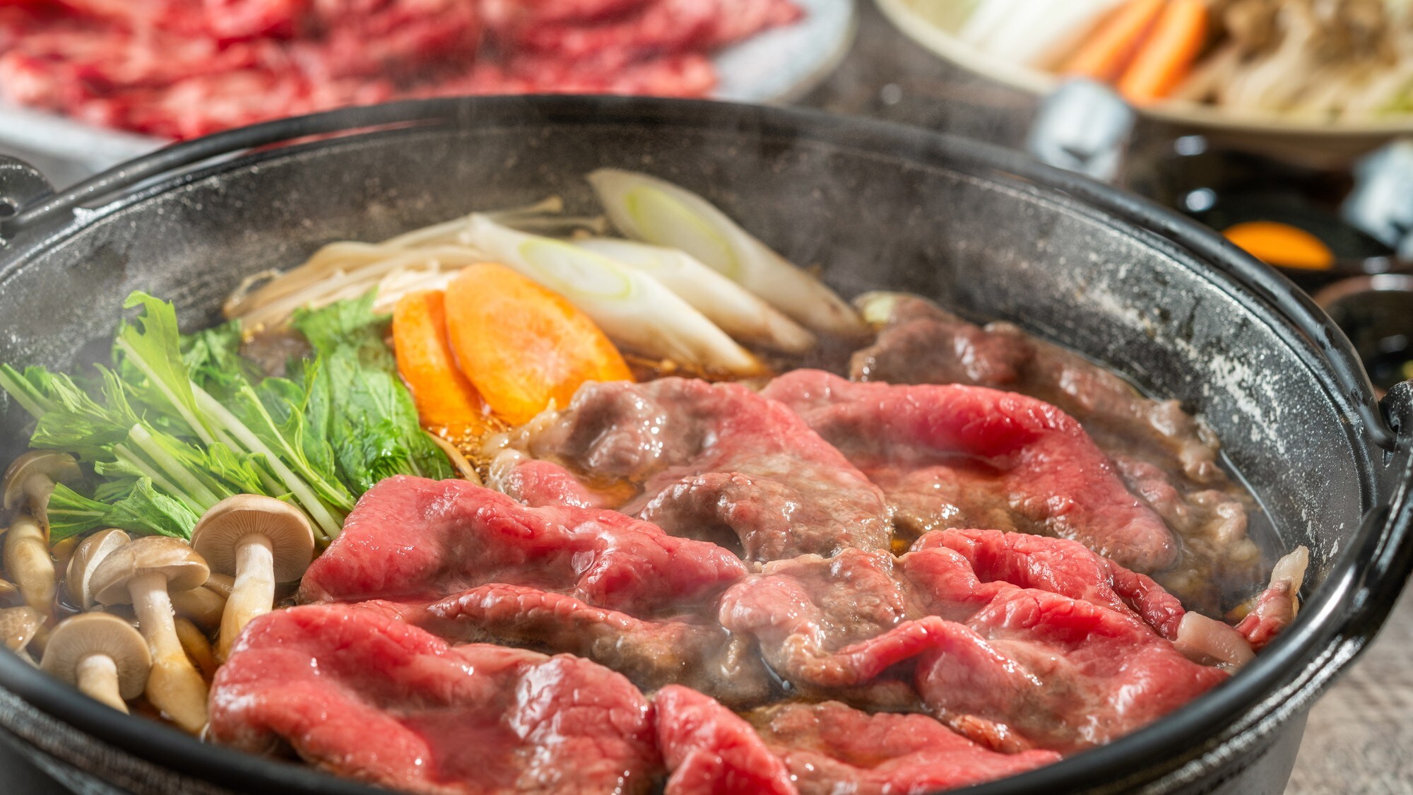 ◇Image of domestic beef sukiyaki