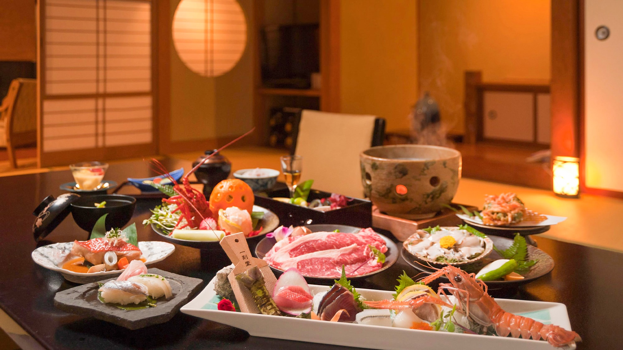 ■In-room dining example (dinner)