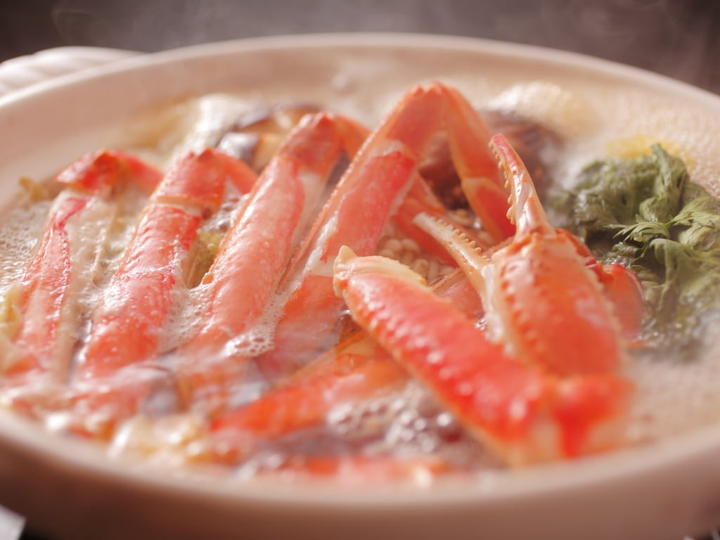 Crab sukiyaki