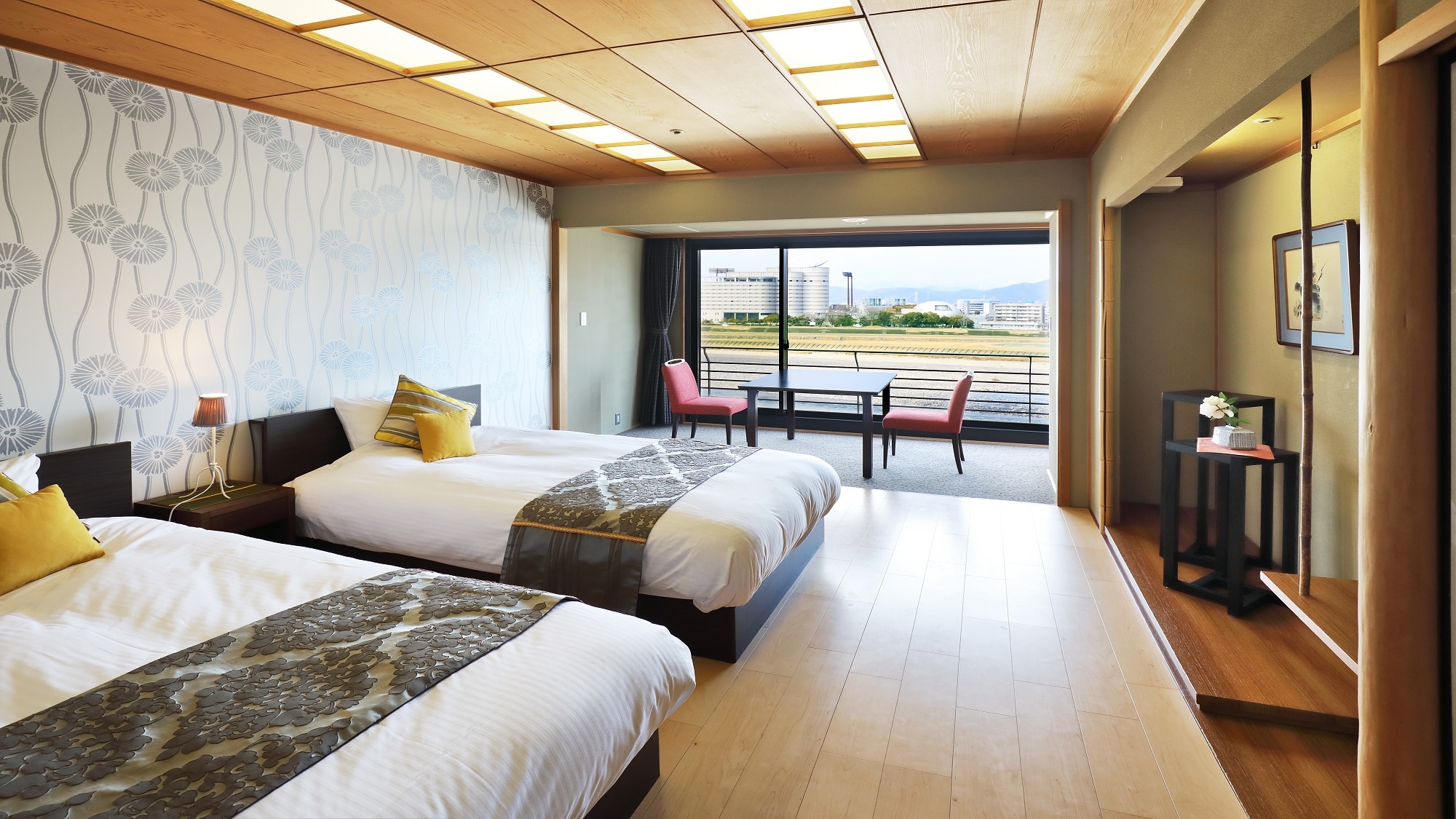 River side Japanese modern bedroom [Non-smoking]
