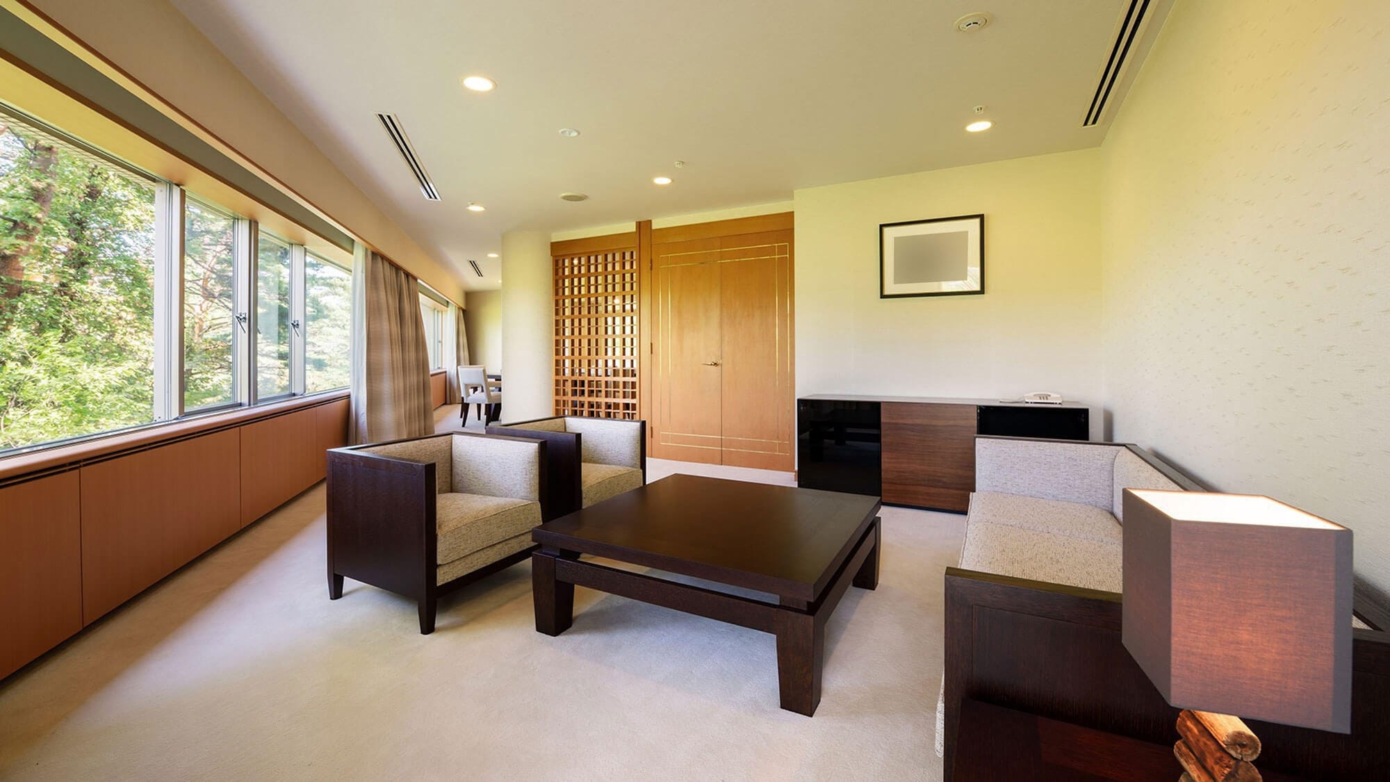 [Premium Comfort Suite] 139 square meters. A special suite with a view bath, only one of its kind.