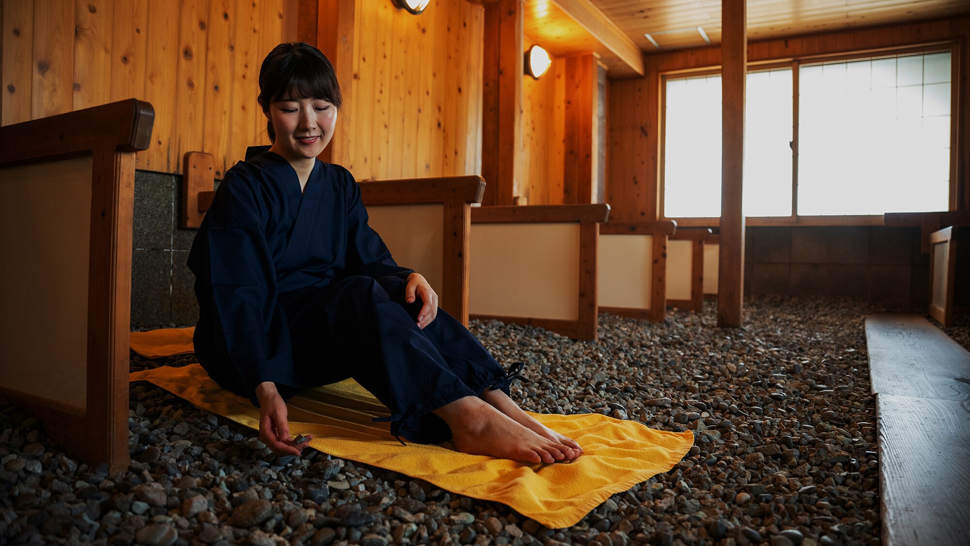 [Medicinal stone bath]