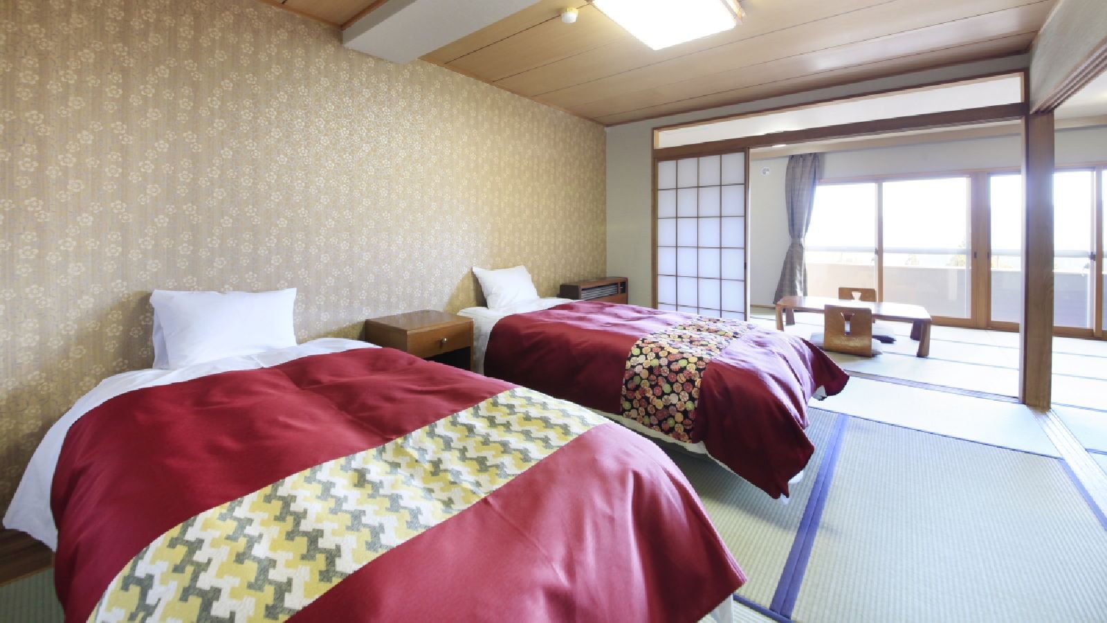 [Giường Nhật J] 12 chiếu tatami + Phòng Nhật 7,5 chiếu tatami + bồn tắm + toilet...J...
