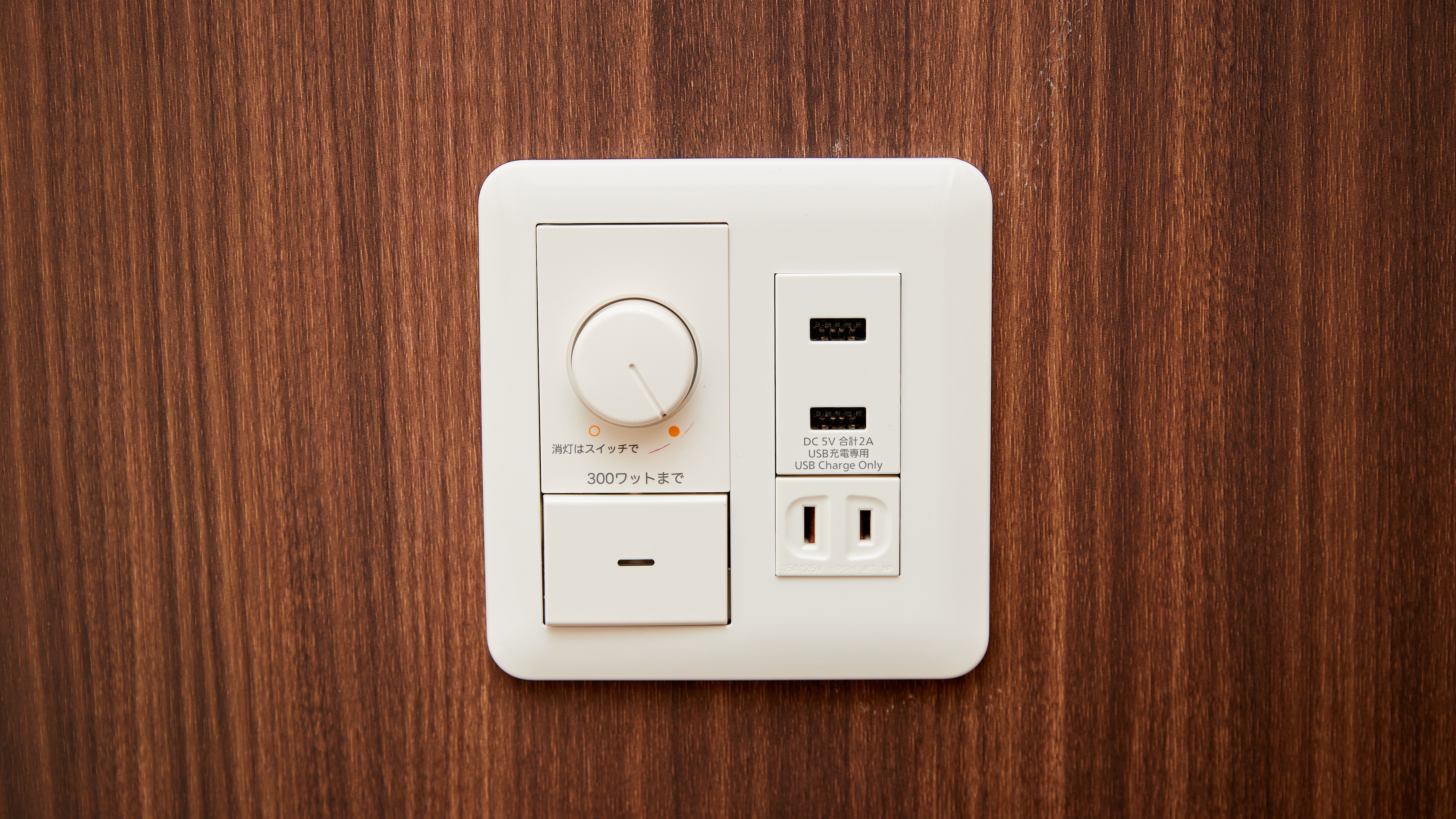 [Room Amenities] Equipped with an outlet next to the bed