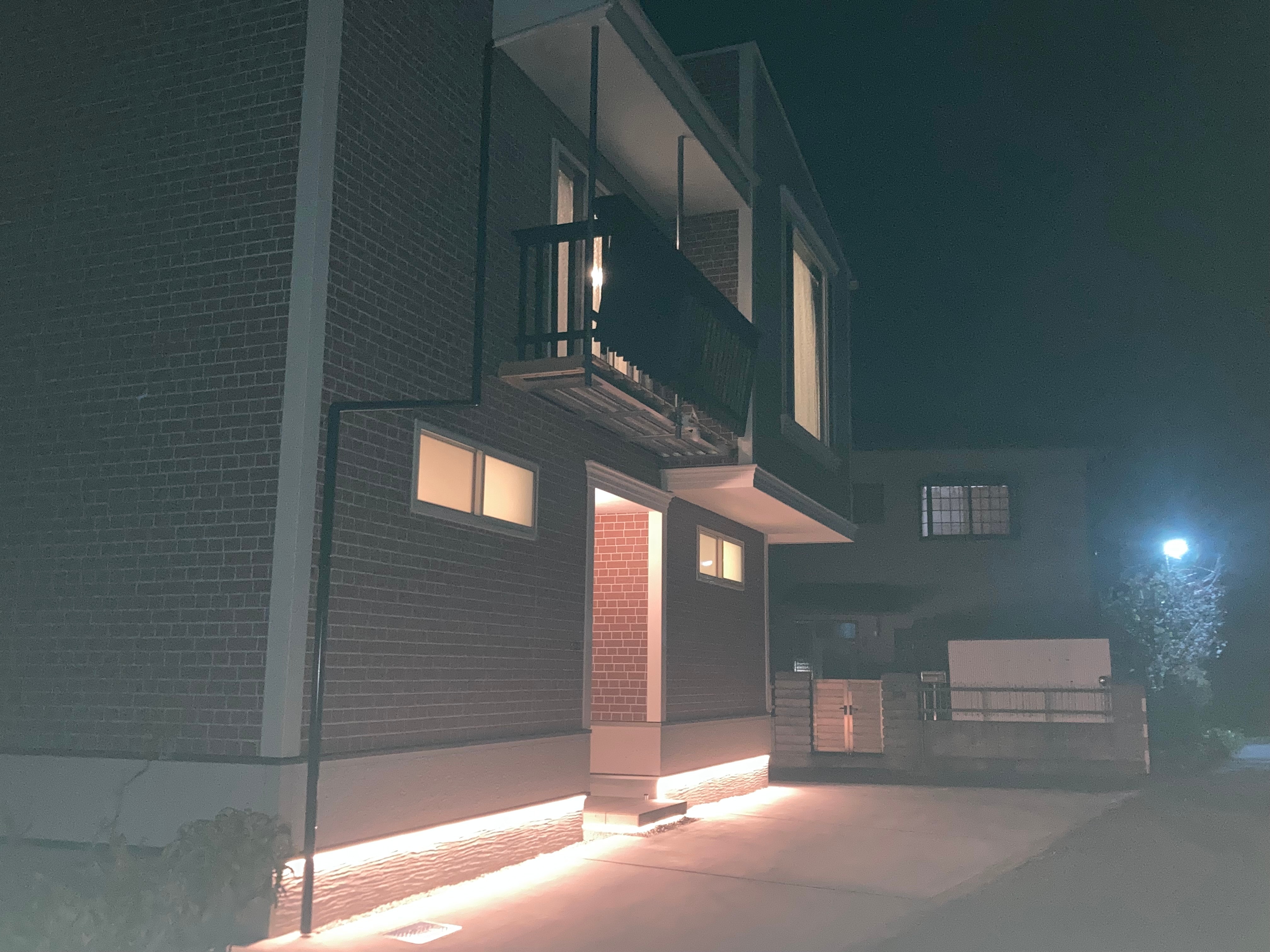 Exterior at night