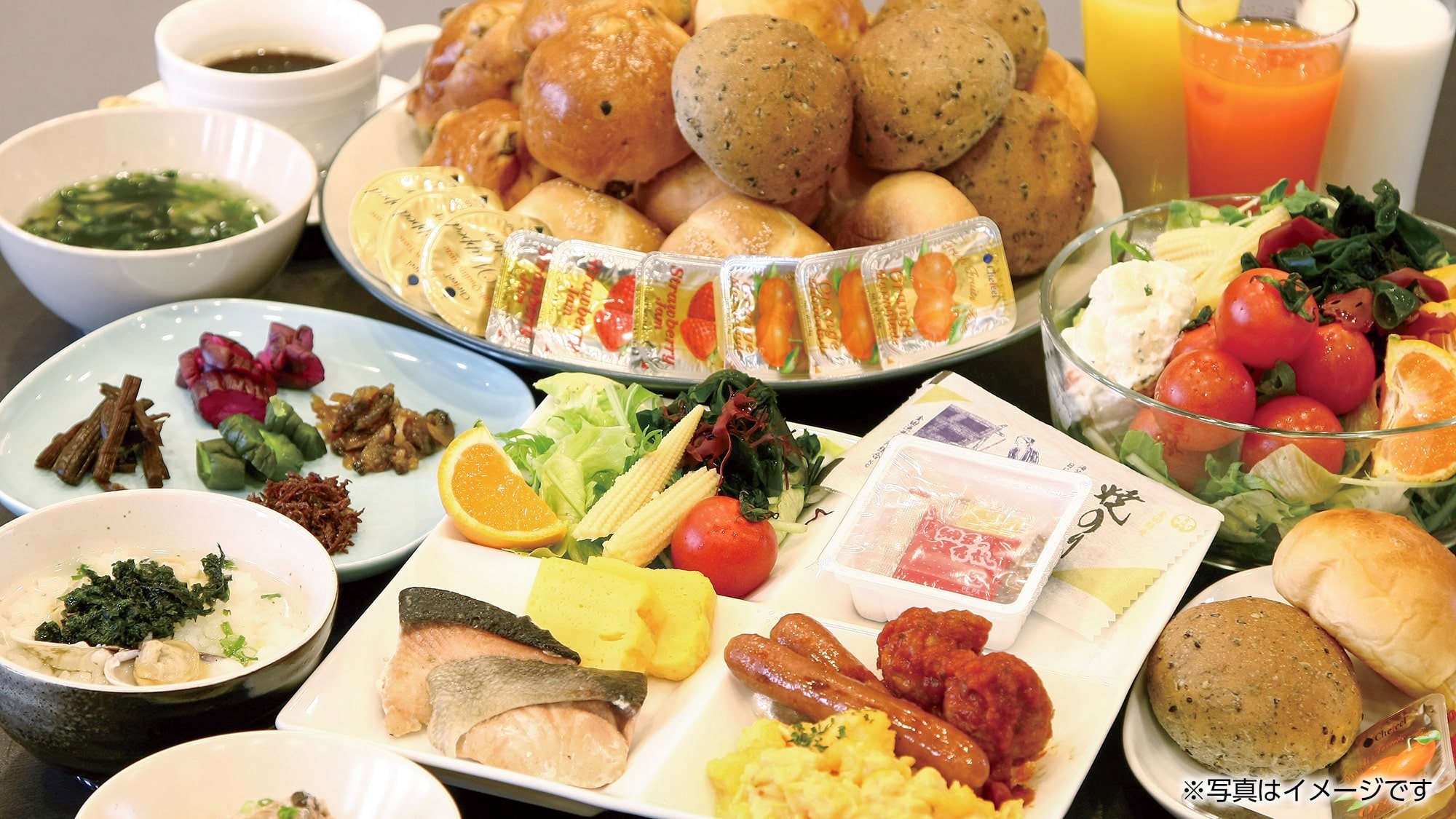 Breakfast buffet example