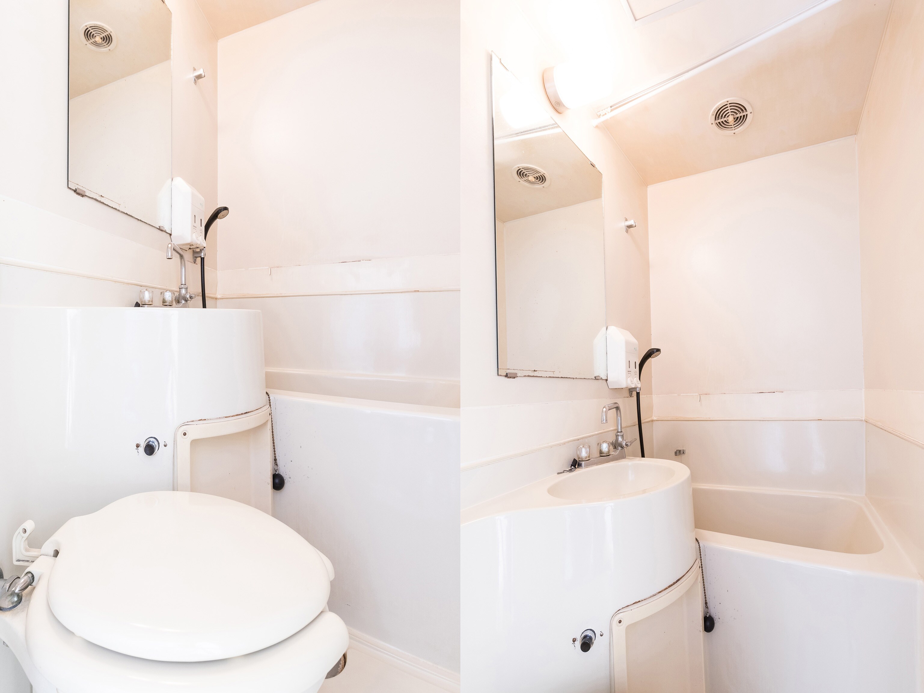 Japanese-style room for two people, bathroom and toilet
