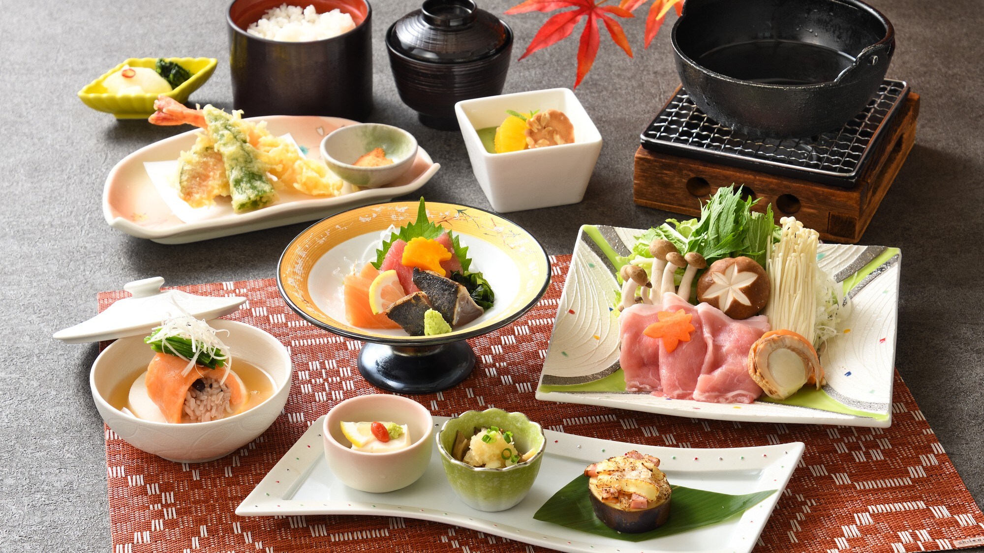 Menu Musim Gugur Four Seasons Kaiseki (September hingga November)