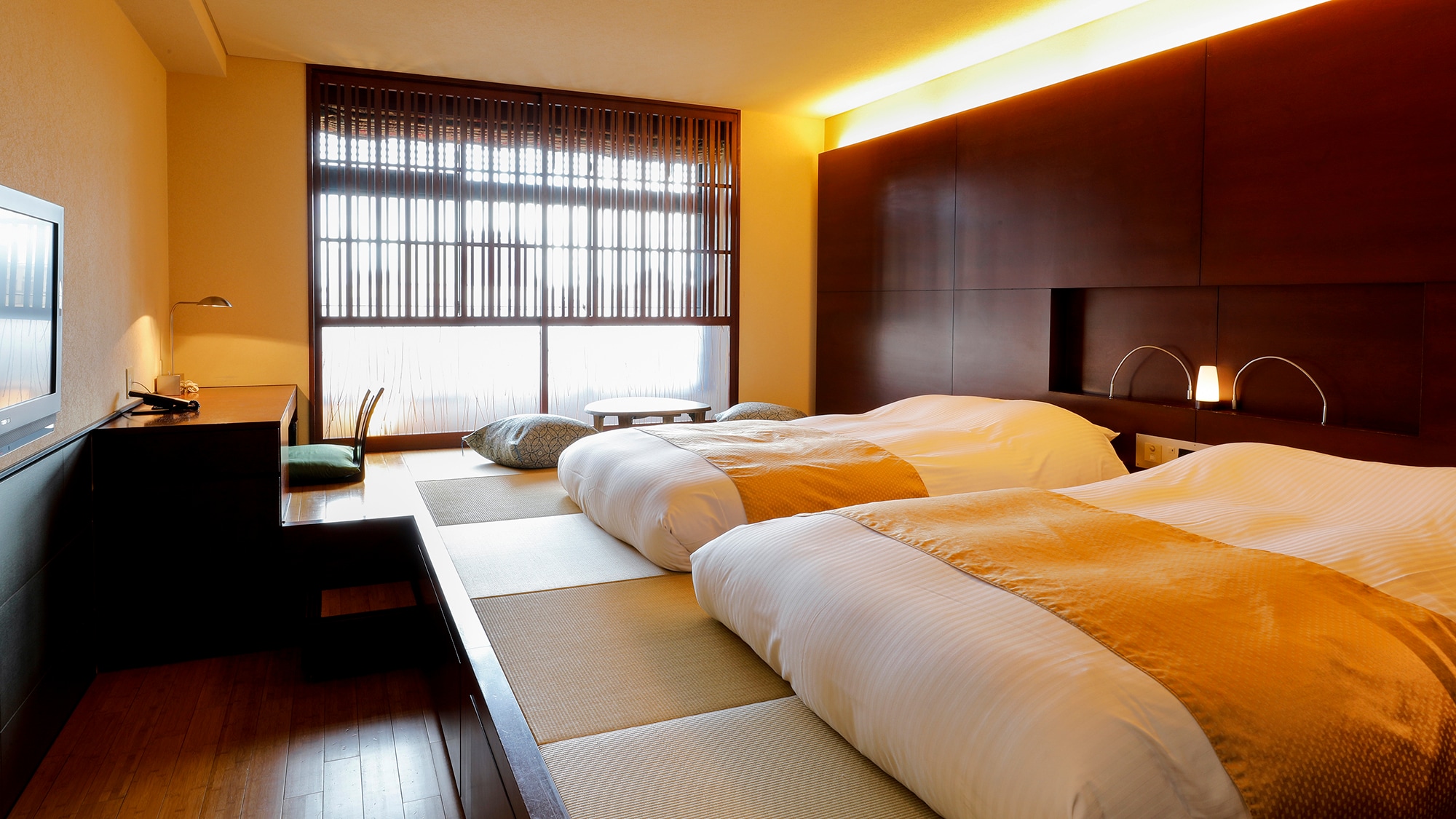 [Twin / No scenery specified] Japanese modern peace of low bed