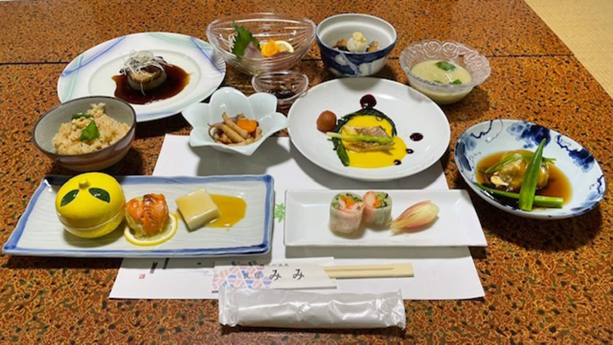 ・An example of dinner