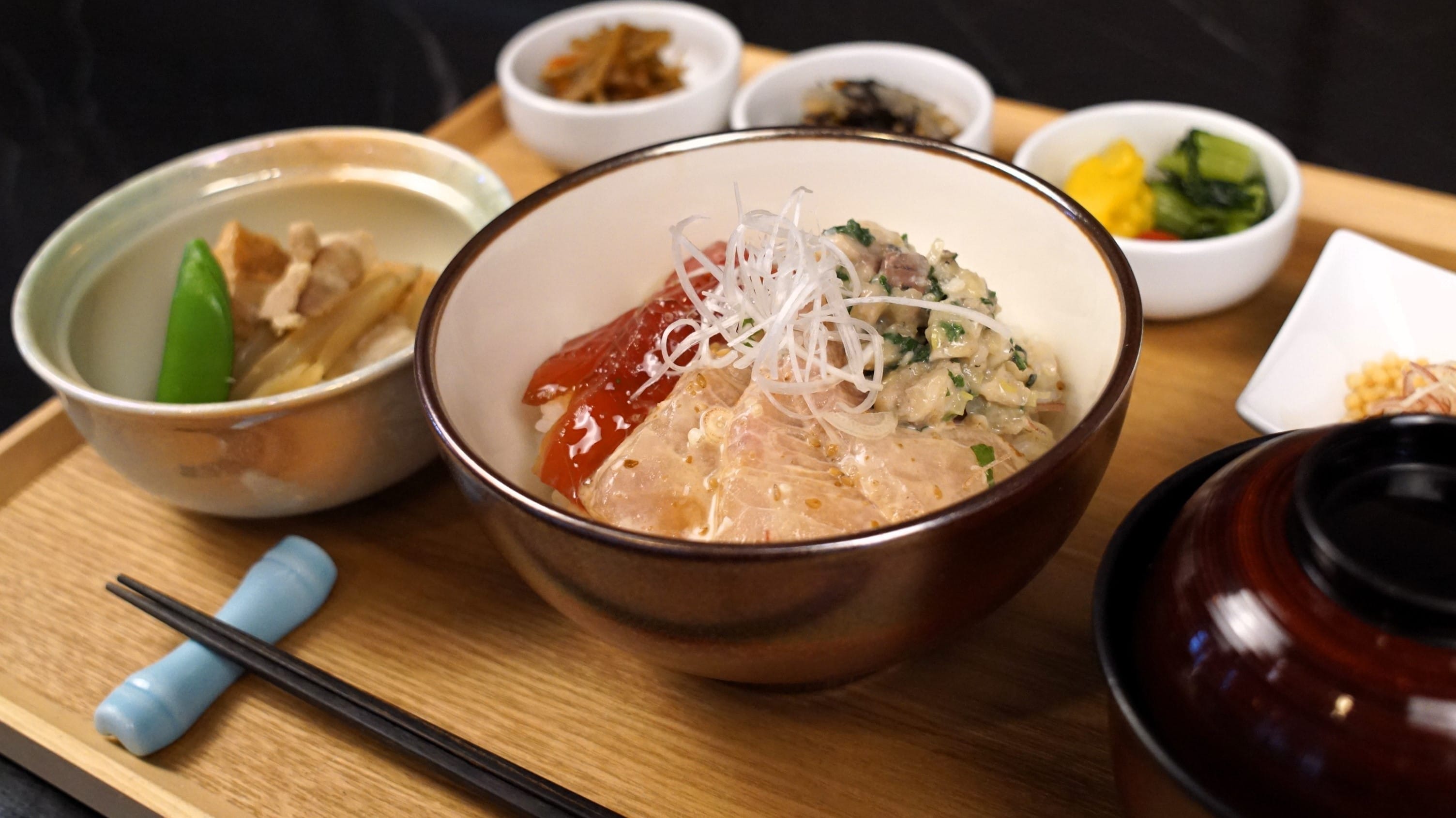 Oraga "Magochazuke" breakfast set