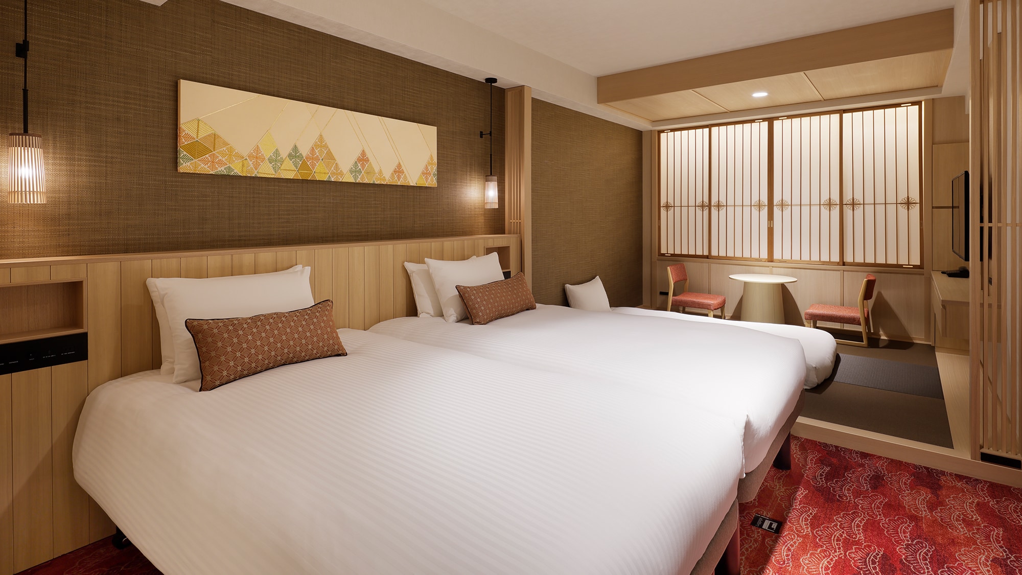 Deluxe Twin Room, 33 sq m, accommodating 3 people