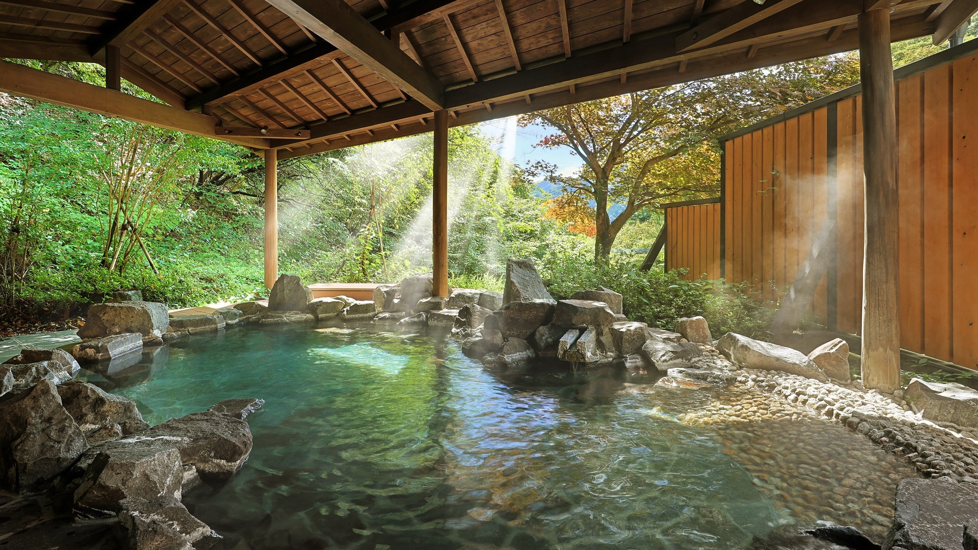 Private open-air bath "Shikazoki no Yu"