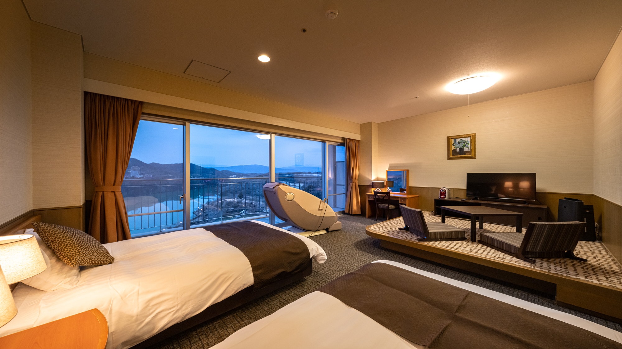 Twin room with massage chair - Enjoy a luxurious time
