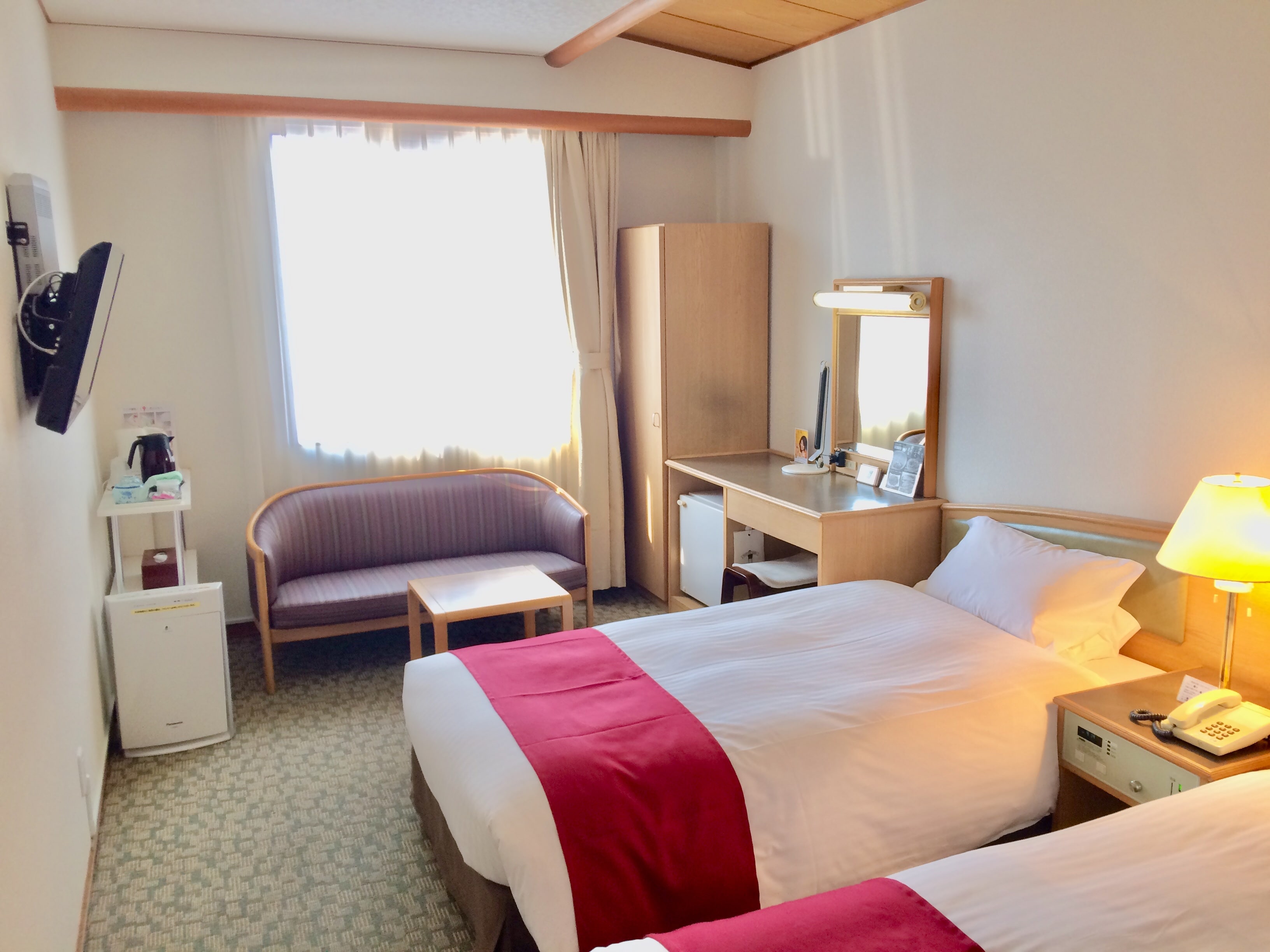 Western-style room (twin) Comfortable duvet style