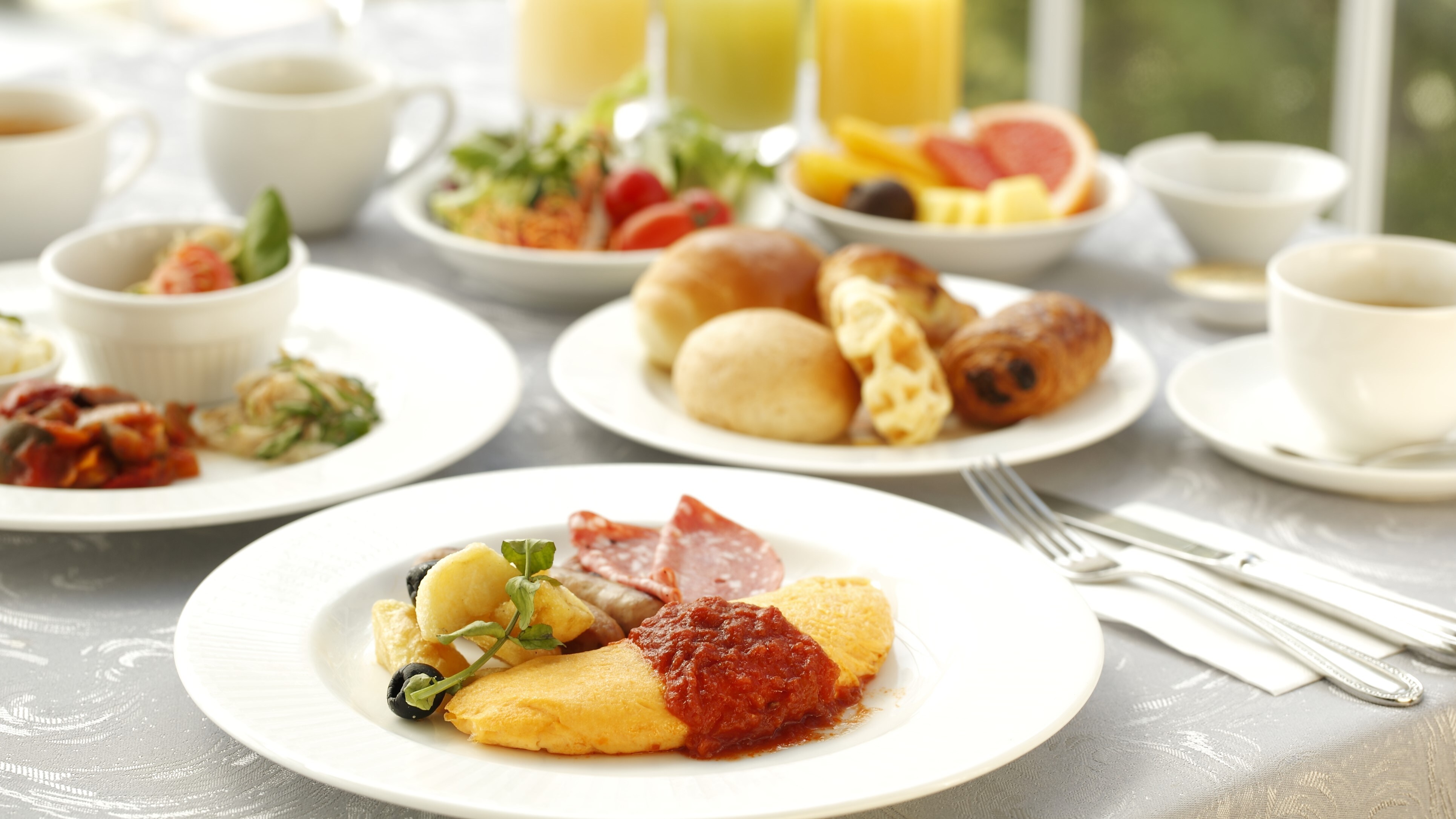 ● [Breakfast] Example of a buffet