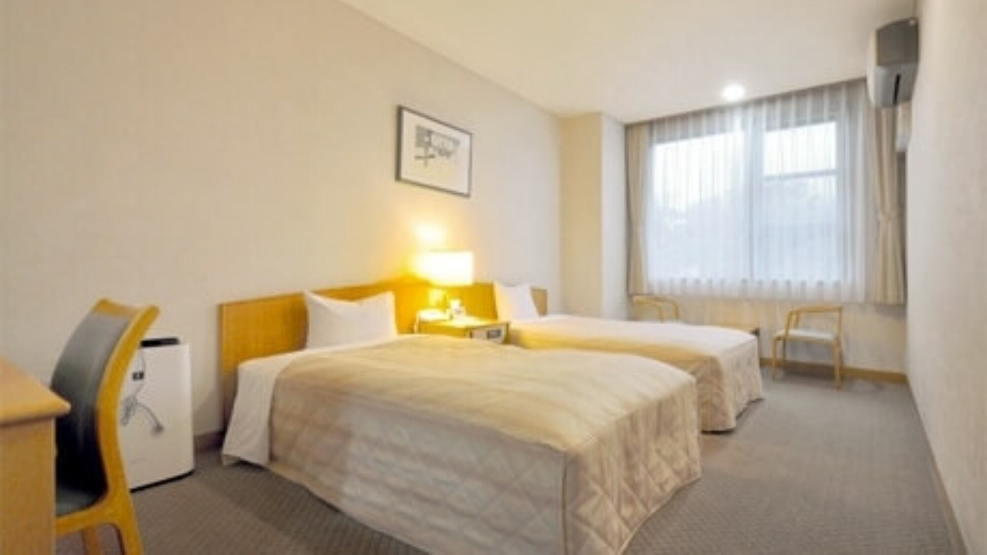 【西式雙床房】請在寧靜的房間內放鬆身心。