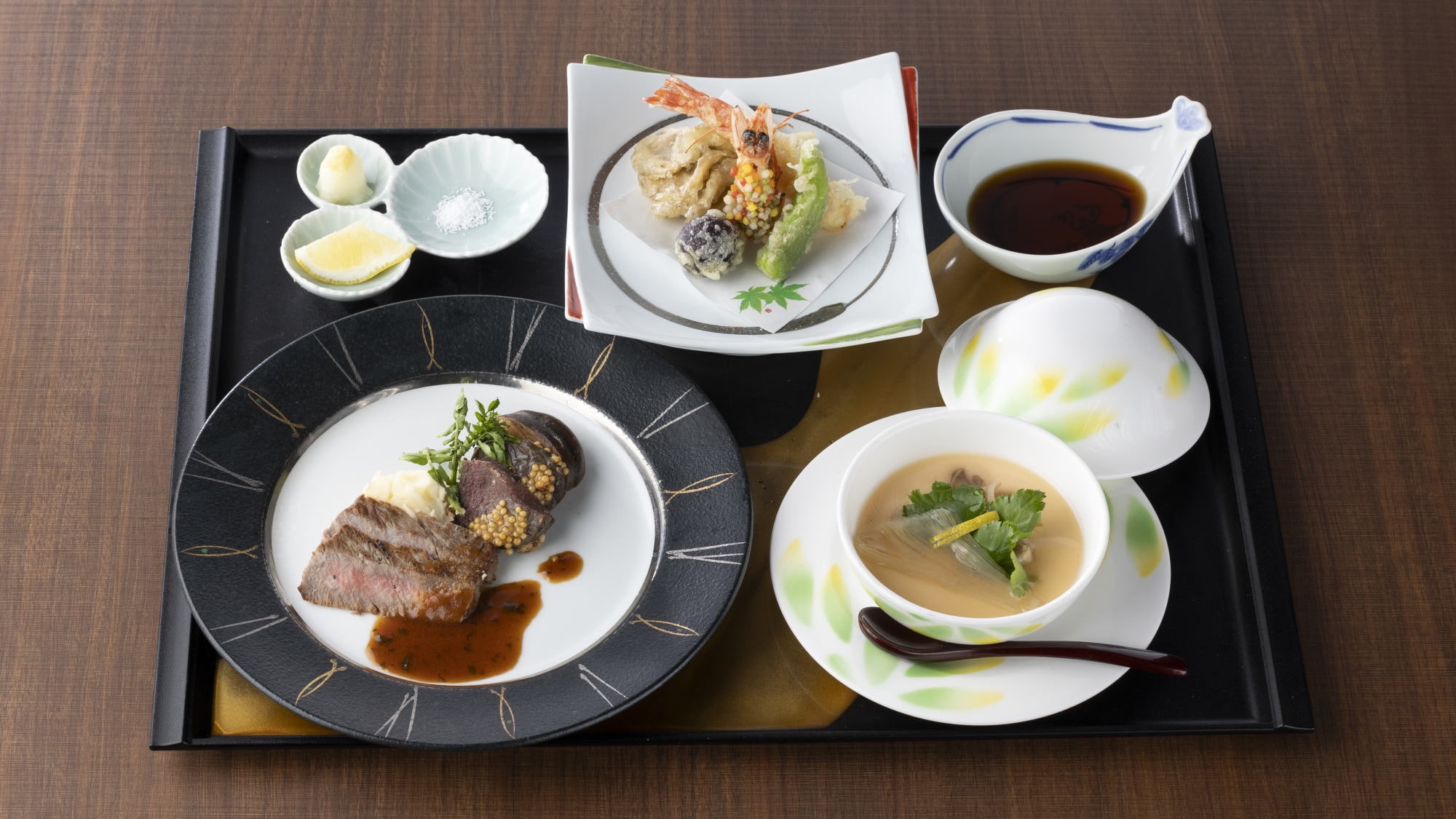Autumn special creative kaiseki course: hot dishes, fried dishes, meat dishes