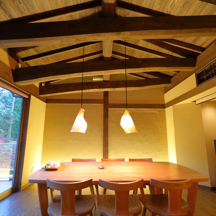 [Dining] The detached building "Kaguya" can be rented exclusively for one group per day. We will guide you into the world of The Tale of the Bamboo Cutter.