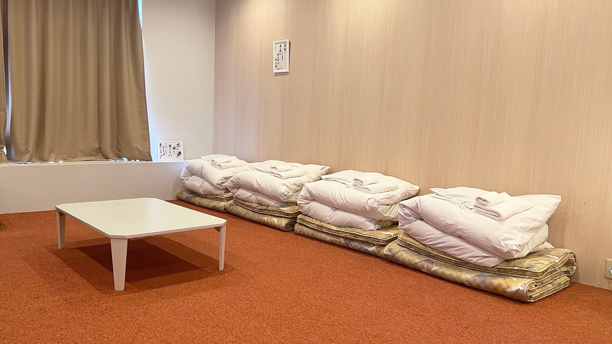 [Flat room] There are no steps, so it's safe for families with small children.