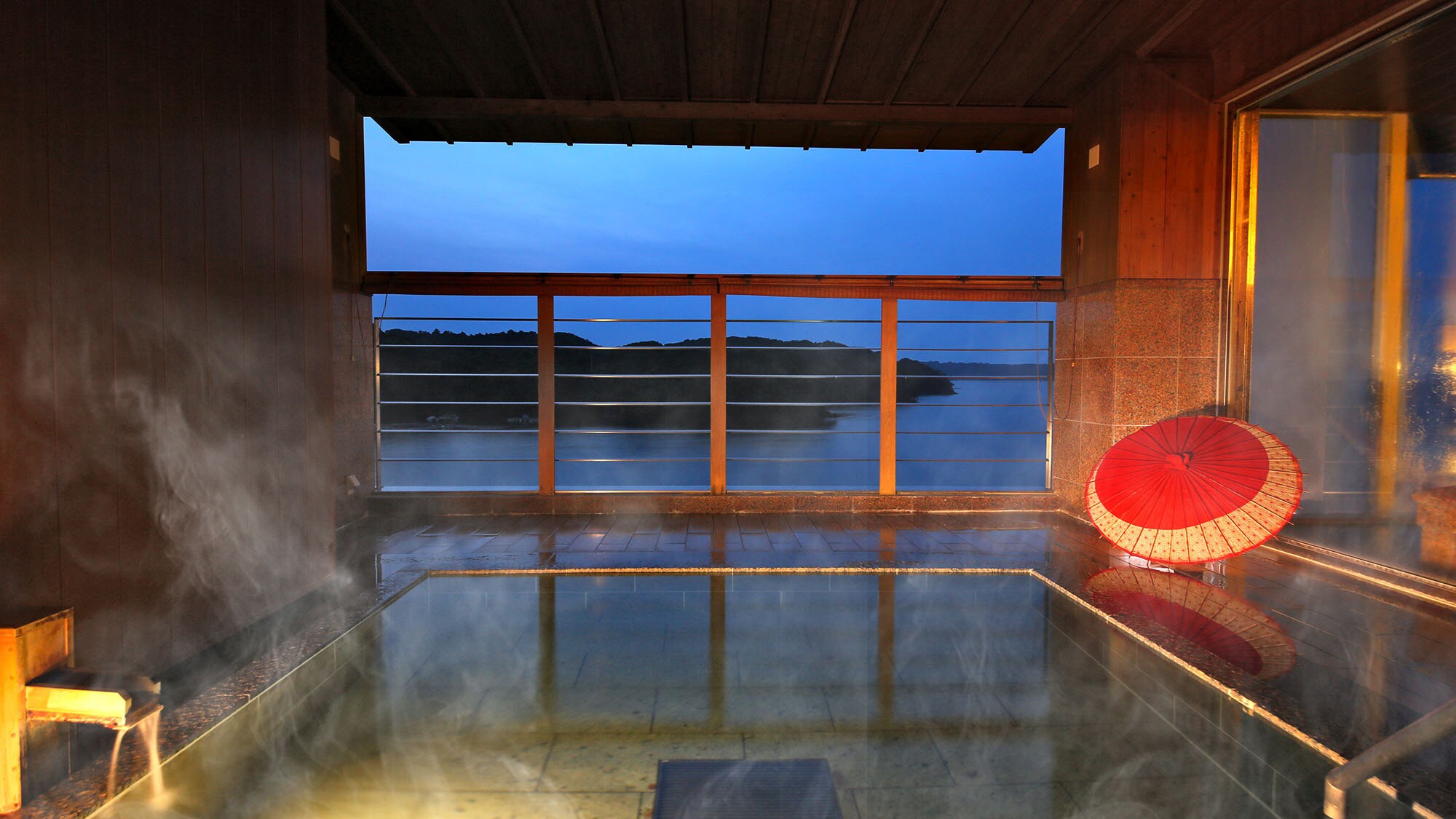 Open-air bath [night] new size