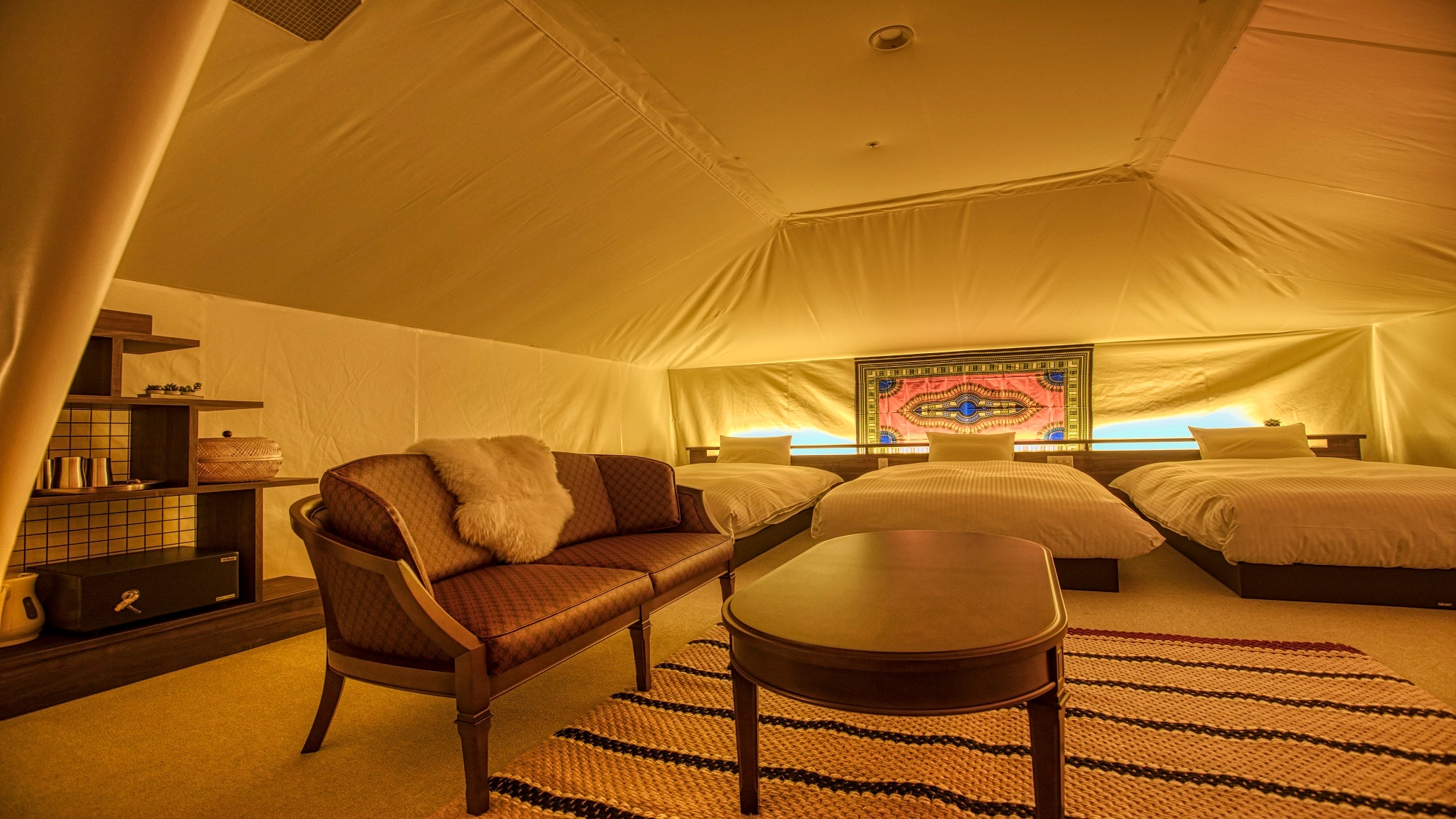 Glamping Room *An example of a guest room