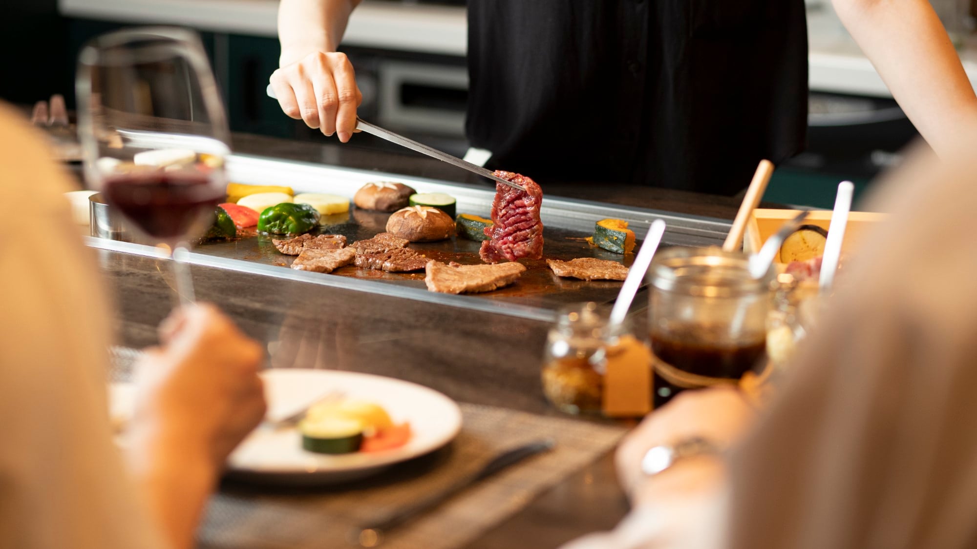 Image of BBQ on a hot plate
