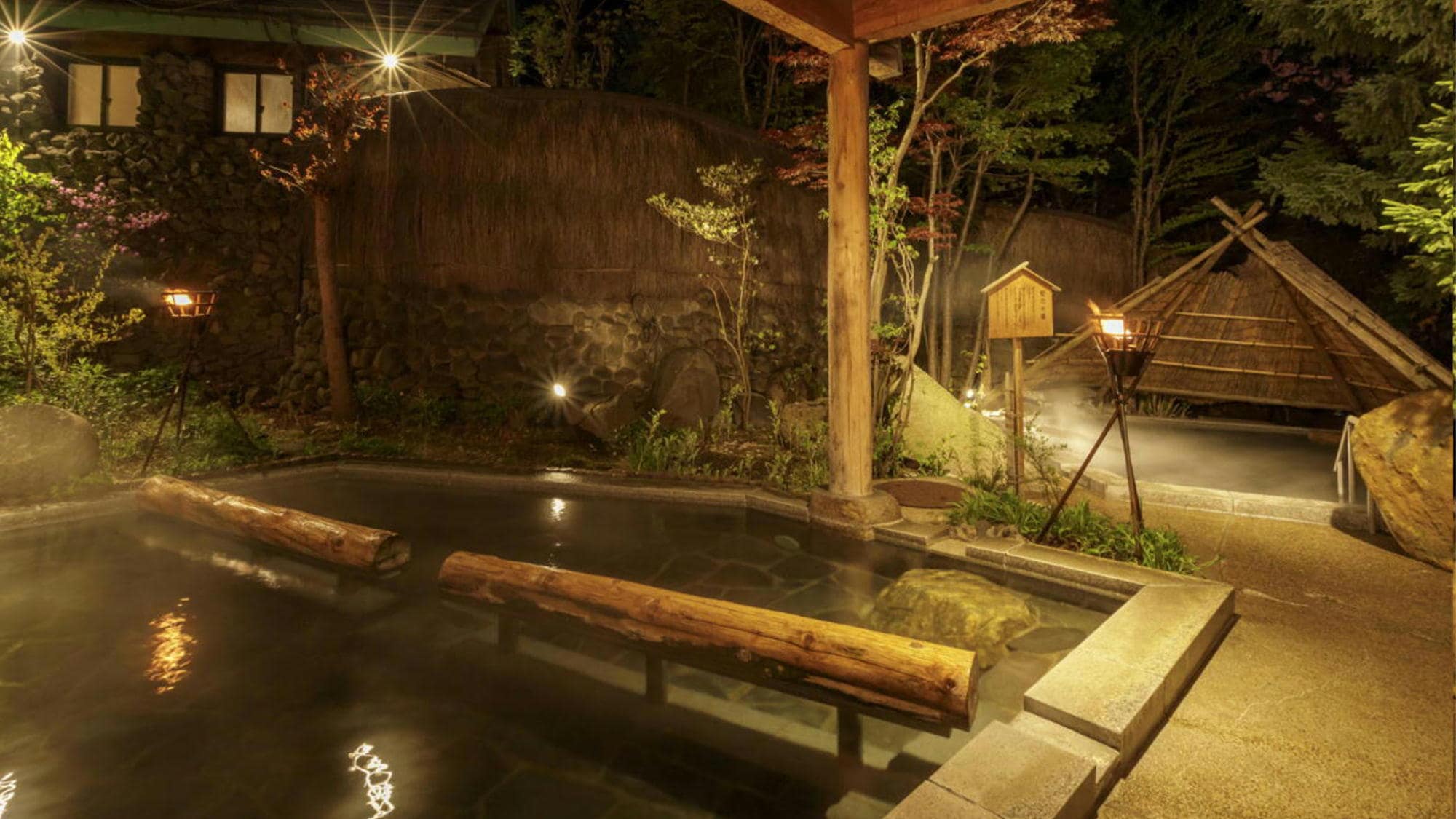 Vườn Jomon tắm Nuri Sawa no Yu Yumemakura no Yu