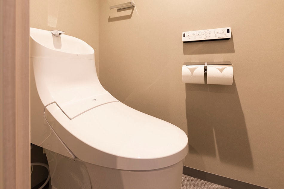 Guest room toilet