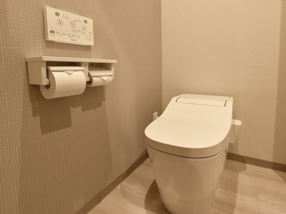 [Kamar/toilet bergaya Jepang] Tersedia toilet shower