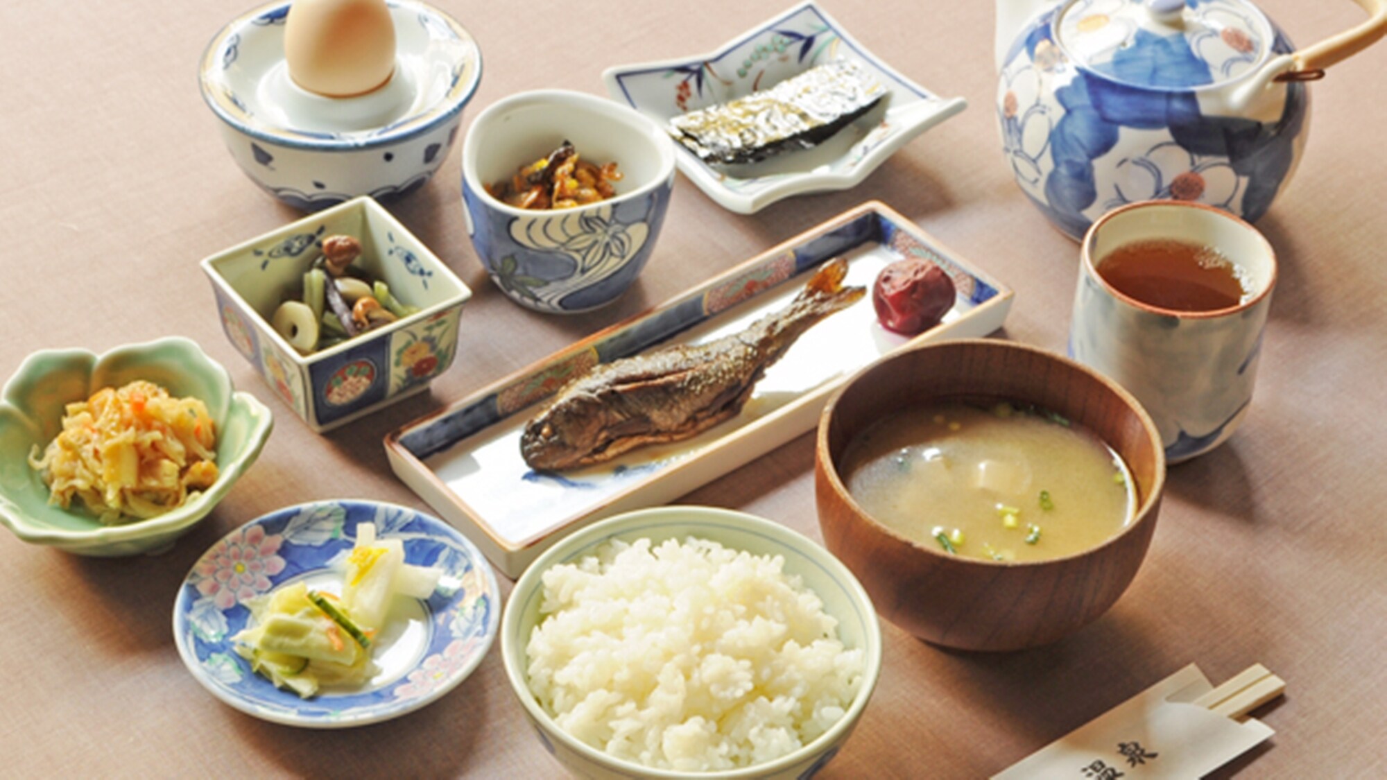 *[Breakfast example] Get energized with a traditional Japanese inn breakfast!