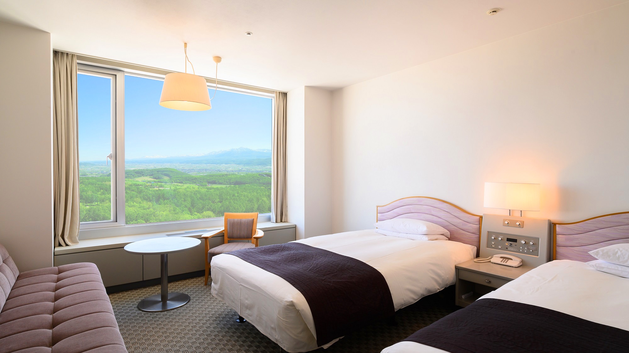 High floor twin room (Area: 28.0㎡/Bed size: Width 110cm×Length 195cm)