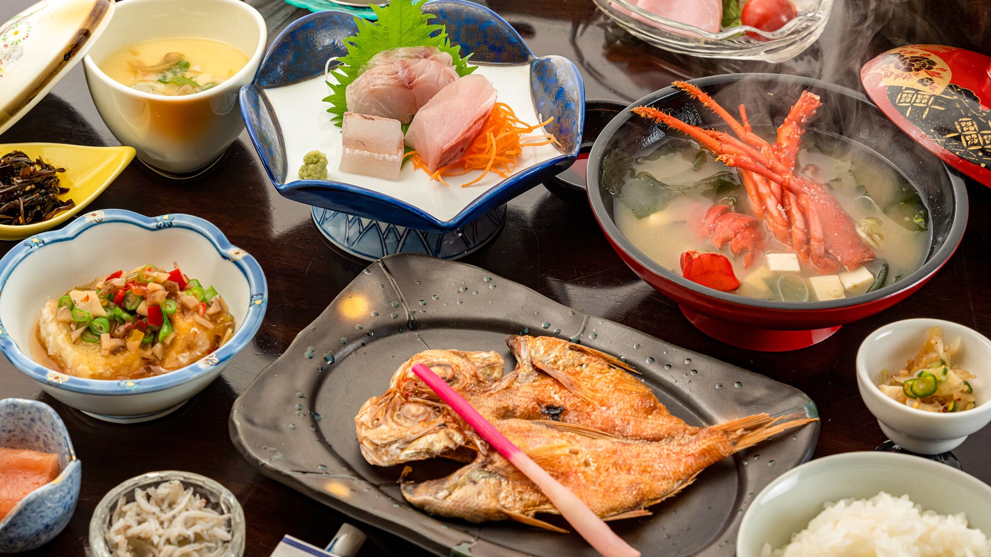 ・[Meal example] A very satisfying breakfast with a wide variety of dishes