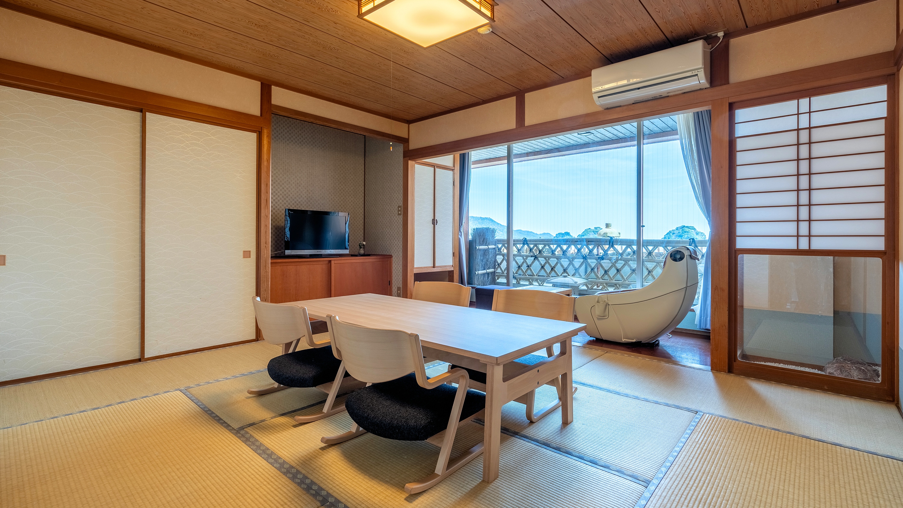 Phòng [Giường đôi kiểu Nhật không hút thuốc + Phòng kiểu Nhật có 10 chiếu tatami] Namiorion (Juraku) / Phòng có giường kiểu Nhật / Có ghế massage
