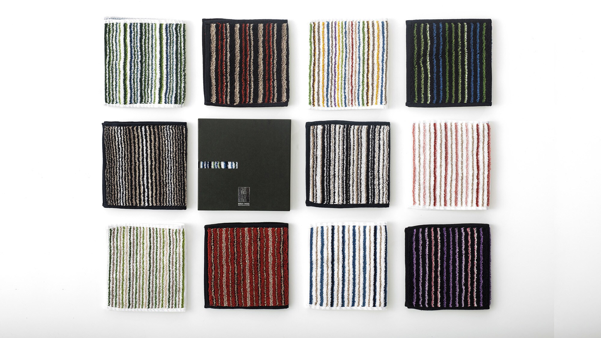 Kokura-ori × Imabari half towel handkerchief