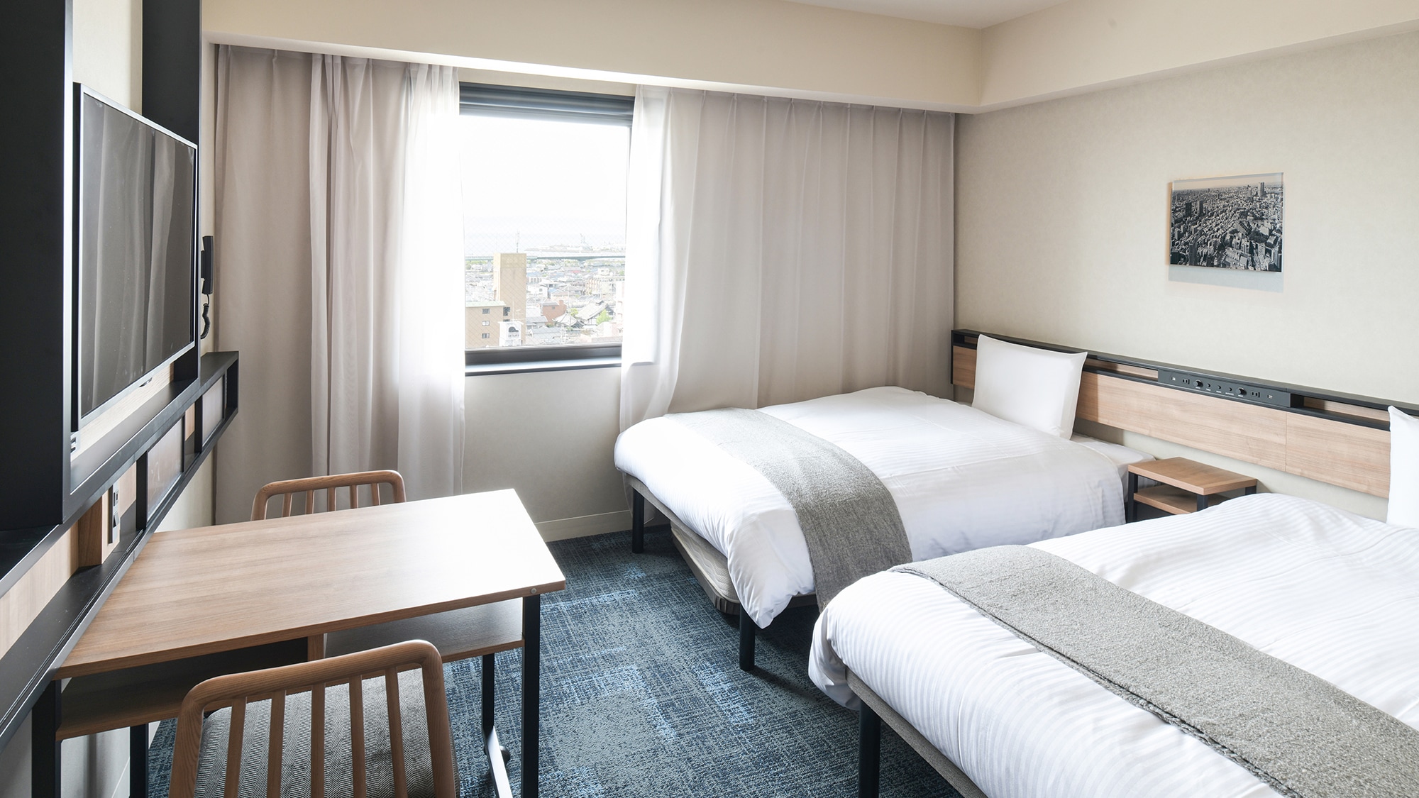 [Comfort Twin] 20.2㎡│2 beds 120cm wide