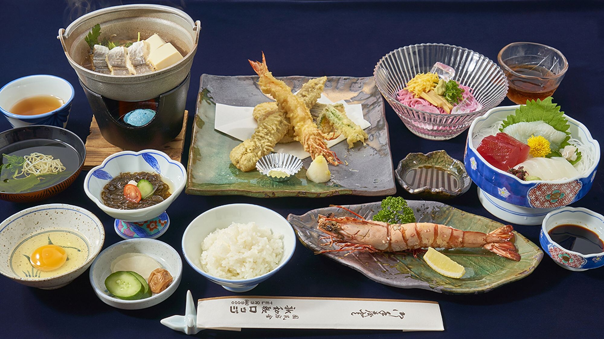 Ashiaka Shrimp Gozen（夏季有梅子素面）