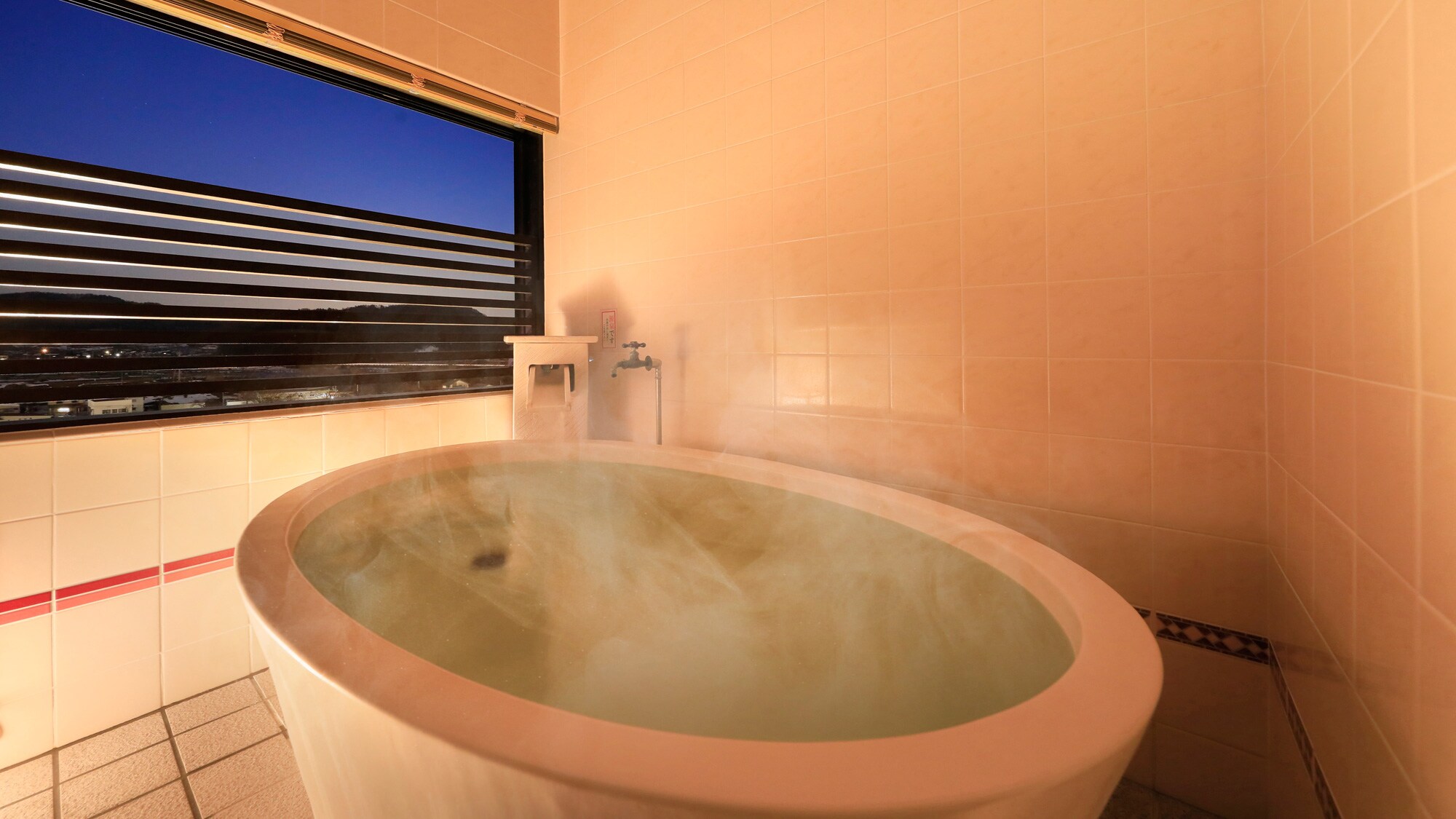 pGuest room 1-11 ◆Open-air bath with free-flowing hot springs ◆Premier suite A type (non-smoking)