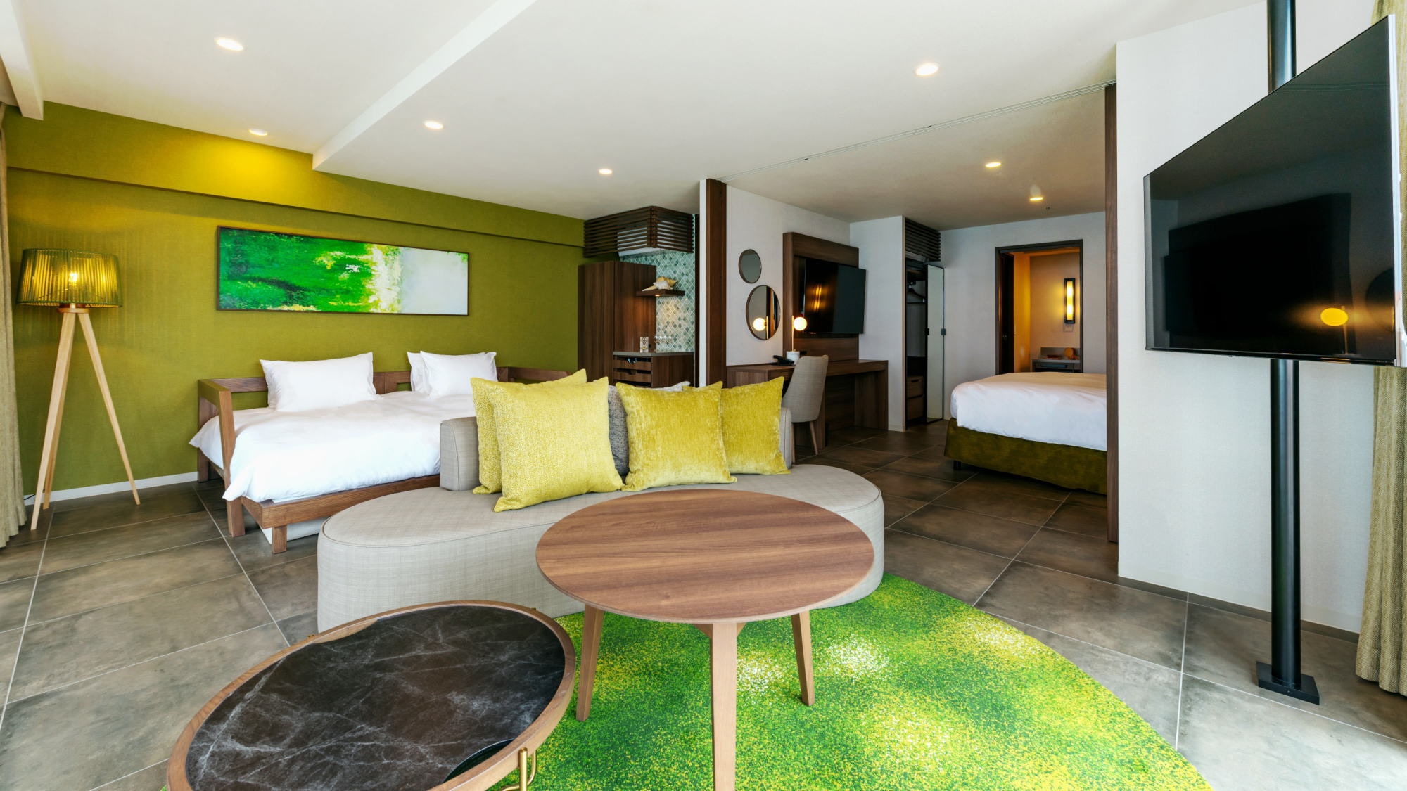 [Guest room] Horizon Pool Suite Living Room (61.6 square meters)