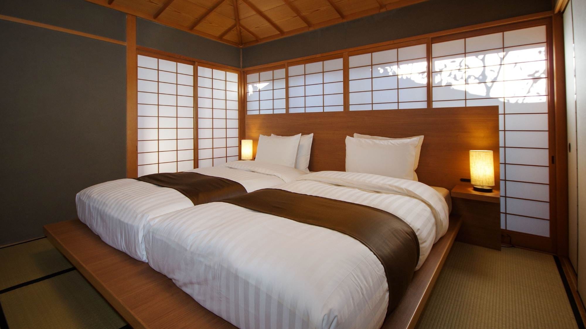 [With open-air bath] Bedroom and Japanese relaxing annex "Keyaki"
