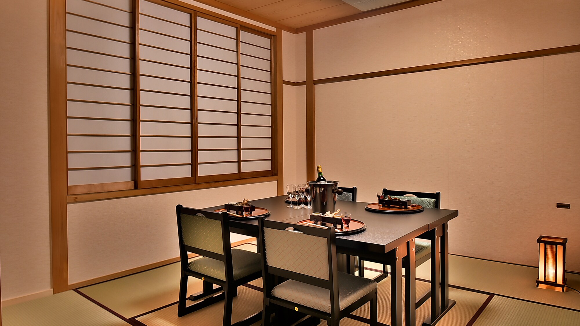 An example of a private dining room