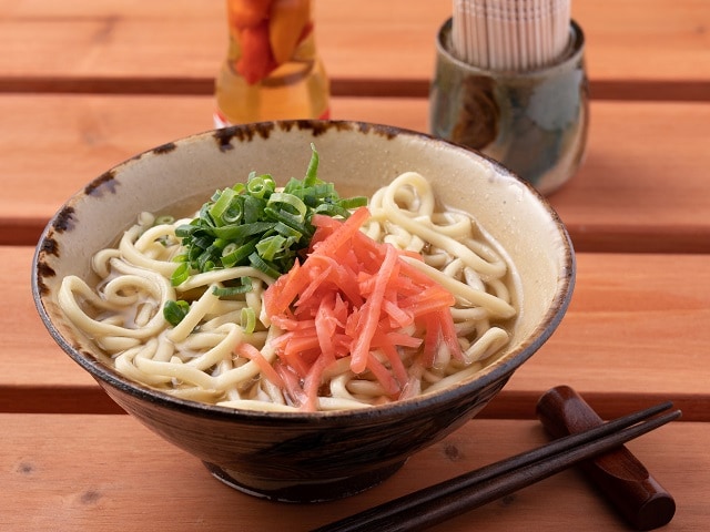 Finish off with a light Okinawa soba!