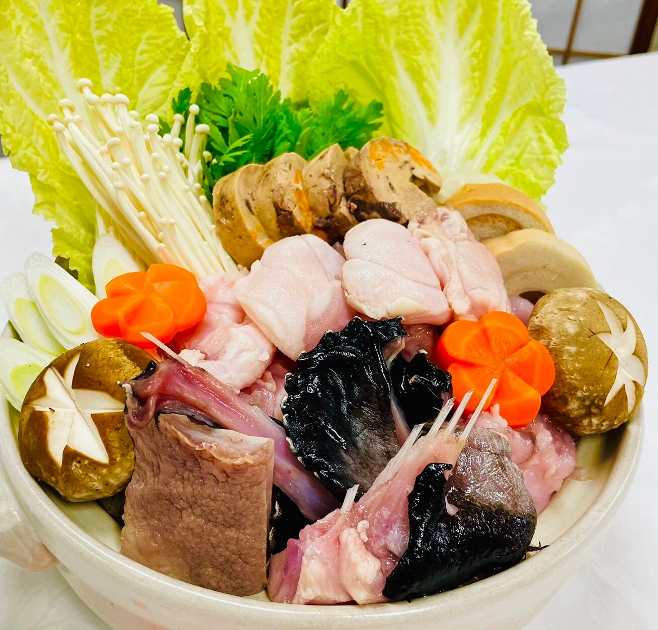 Lẩu cá tráp (ví dụ thực đơn)
